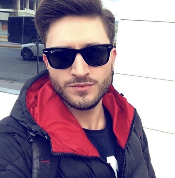 LIKE NEW Ray Ban Wayfarer Black RB2140 Men /Women Sunglasses - Picture 14 of 16